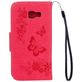 Mobigear Butterfly Housse Samsung Galaxy A5 (2017) Etui Porte-Monnaie - Rouge