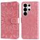 Mobigear Sunflower Housse Samsung Galaxy S26 Ultra Etui Porte-Monnaie - Rose doré