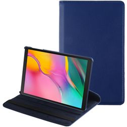 Mobigear DuoStand Coque Samsung Galaxy Tab A 10.1 (2019) Etui Rotatif - Dark Blue