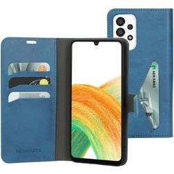 Mobiparts Classic Wallet Housse Samsung Galaxy A33 Etui Porte-Monnaie - Steel Blue