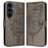 Mobigear Butterfly Housse Samsung Galaxy S26 FE Etui Porte-Monnaie - Gris