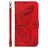 Mobigear Butterfly Housse Samsung Galaxy S25 Etui Porte-Monnaie - Rouge