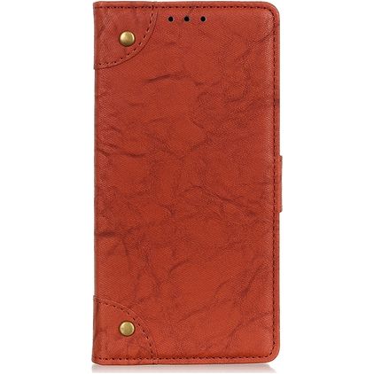 Mobigear Ranch Housse Samsung Galaxy A90 Etui Porte-Monnaie - Marron