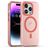 Mobigear Shockproof Coque iPhone 16 Pro MagSafe Coque arrière en TPU Souple - Rouge