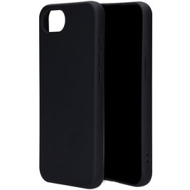 Mobiparts Coque iPhone 16e Coque arrière en Silicone - Noir