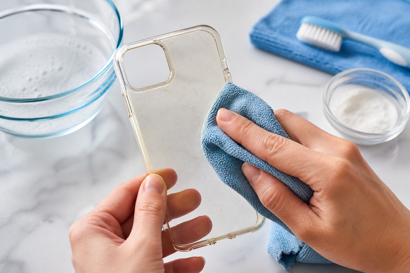Nettoyer une coque transparente? Voici comment faire