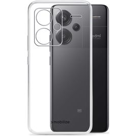 Mobilize Gelly Coque Transparente Xiaomi Redmi Note 13 Pro Plus Coque arrière en TPU Souple - Transparent