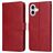 Mobigear Wallet Housse iPhone 17 Etui Porte-Monnaie - Rouge