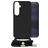 Mobilize Lanyard Gelly Samsung Galaxy A25 Coque avec cordon en TPU Souple - Noir