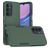 Mobigear Heavy Armor Coque Transparente Samsung Galaxy A16 Coque arrière Rigide Anti-Chocs - Vert