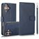 Mobigear Wallet Housse iPhone 16 Plus Etui avec Coque Détachable Porte-Monnaie - Bleu