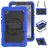Mobigear SureGrip Xtreme Coque Samsung Galaxy Tab A11 Coque arrière en Plastique rigide,Silicone + Bandoulière + Support Amovible - Bleu