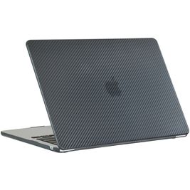 Mobigear Carbon MacBook Air 13 Pouces (2022-2025) Coque - Noir - Model A2681 / A3113 / A3240