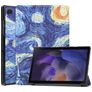 Mobigear Tri-Fold Coque Samsung Galaxy Tab A8 10.5 (2021) Etui - Starry Sky