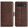 Mobigear Slim Magnet Housse Google Pixel 8a Etui Porte-Monnaie - Marron