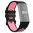 Mobigear Sport Plus Buckle Bracelet Silicone Fitbit Charge 3 Fermeture boucle ardillon - Noir / Rose