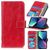 Mobigear Basic Housse iPhone 14 Etui Porte-Monnaie - Rouge