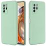 Mobigear Rubber Touch Coque POCO X3 GT Coque arrière en Silicone - Vert
