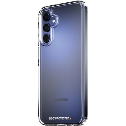 PanzerGlass D30 Coque Transparente Samsung Galaxy A15 Coque arrière Rigide Anti-Chocs - Transparent