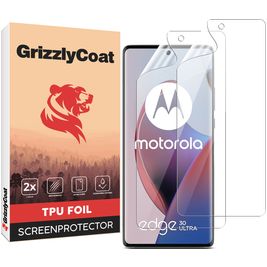 GrizzlyCoat Motorola Edge 30 Ultra Hydrogel TPU Protection d'écran - Compatible Coque (Lot de 2)