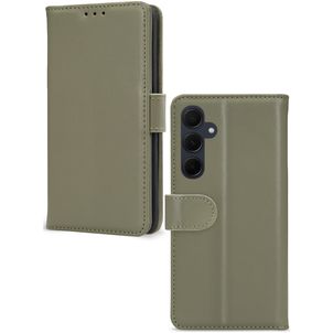 Mobilize Premium Gelly Wallet Housse Samsung Galaxy A35 Etui Porte-Monnaie - Vert