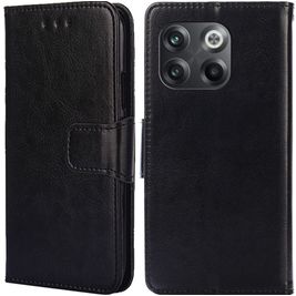 Mobigear Wallet Housse OnePlus 10T Etui Porte-Monnaie - Noir