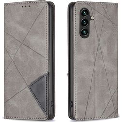 Mobigear Rhombus Slim Housse Samsung Galaxy A35 Etui - Gris