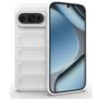 Mobigear Bumpy Coque Google Pixel 10 Pro Coque arrière en TPU Souple - Blanc