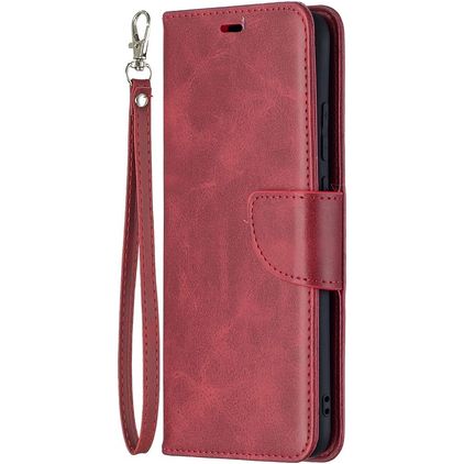 Mobigear Excellent Housse Samsung Galaxy A02s Etui Porte-Monnaie - Rouge