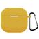 Mobigear Colors Coque Apple AirPods 4 Coque en Silicone Souple - Jaune