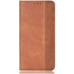 Mobigear Sensation Housse POCO X5 Pro Etui Porte-Monnaie - Cognac