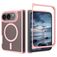 Mobigear Shockproof Coque iPhone Duo MagSafe Coque arrière Rigide - Rose