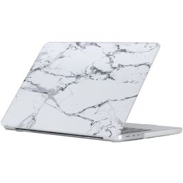 Mobigear Marble MacBook Air 15 Pouces (2023-2025) Coque - Blanc - Model A2941 / A3114 / A3241