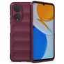 Mobigear Bumpy HONOR X7 TPU souple Coque arrière - Bordeaux