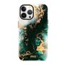 MIO Coque iPhone 13 Pro MagSafe Coque arrière Rigide - Green Marble