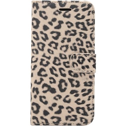 Mobigear Leopard Housse iPhone XR Etui Porte-Monnaie - Marron