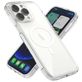 Mobigear Crystal Coque Transparente iPhone 14 Pro MagSafe Coque arrière Rigide - Transparent
