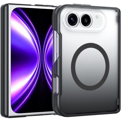 Mobigear Crystal iPhone Duo MagSafe Plastique rigide Coque arrière - Noir