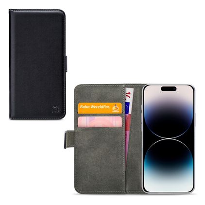 Mobilize Classic Gelly Wallet Housse iPhone 14 Pro Etui Porte-Monnaie - Noir