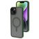 Mobiparts Hardcover iPhone 14 Plus MagSafe Plastique rigide Coque arrière - Satin Green