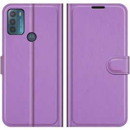 Mobigear Classic Housse Motorola Moto G50 Etui Porte-Monnaie - Violet