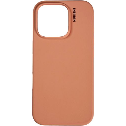 Nudient Base Coque iPhone 16 Pro Max Coque arrière en Silicone - Peach Orange
