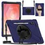 Mobigear SureGrip XGuard Samsung Galaxy Tab S11 Ultra Plastique rigide / Silicone Coque arrière + Porte-stylet + Bandoulière + Support - Bleu marine