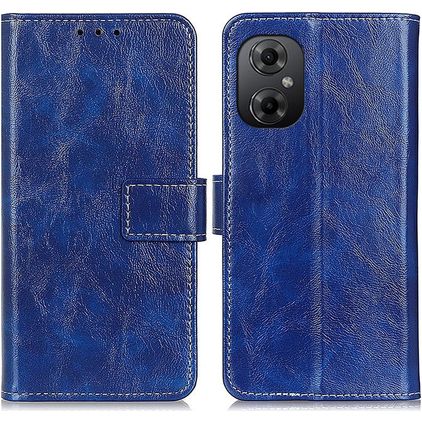 Mobigear Basic POCO M5 Étui Portefeuille - Bleu