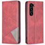 Mobigear Rhombus Slim Housse Samsung Galaxy S24 Plus Etui - Rouge