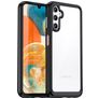 Mobigear Crystal Coque Samsung Galaxy A14 Coque arrière Rigide - Transparent / Noir