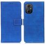 Mobigear Croco Housse POCO M5 Etui Porte-Monnaie - Bleu