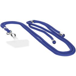 Mobiparts Phonecord - Cordon de téléphone universel ajustable - Bleu