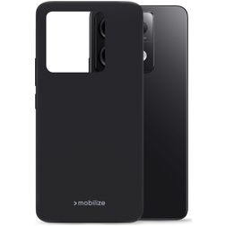Mobilize Rubber Gelly POCO X6 TPU souple Coque arrière - Matt Black