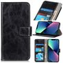 Mobigear Basic Housse iPhone 14 Etui Porte-Monnaie - Noir